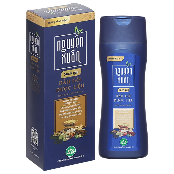 Dầu gội dược liệu Nguyên Xuân sạch gàu chai 250ml - 2
